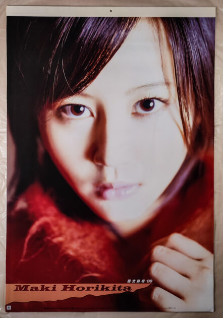 堀北真希 2008年 カレンダー B2サイズ 8枚綴り。未使用品。ハゴロモ TRY-X