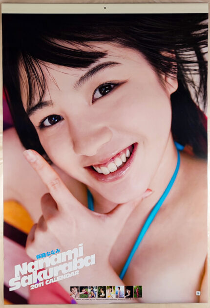 桜庭ななみ 2011年 カレンダー B2サイズ 8枚綴り。未使用美品。ハゴロモ TRY-X
